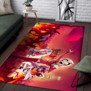 Alternative view of Hazbin Hotel Anime Series Teppich
