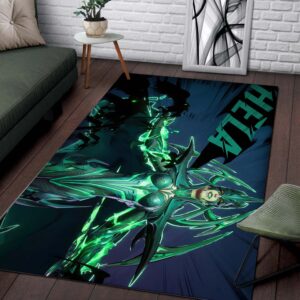Alternative view of Hela Marvel Rivals Teppich