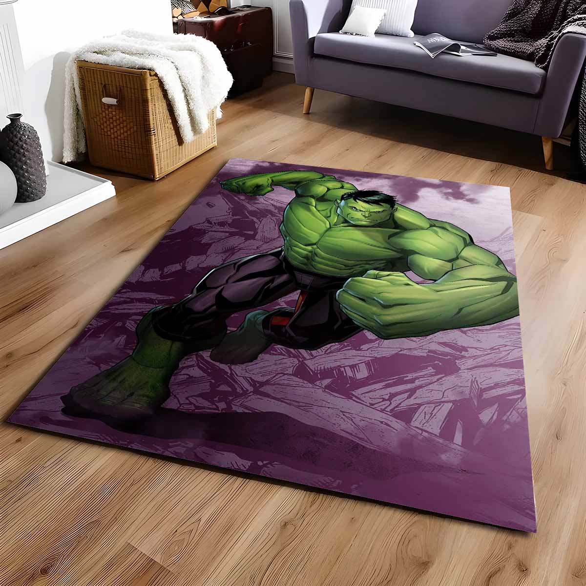 Hulk Avenger Marvel 1001 Teppich