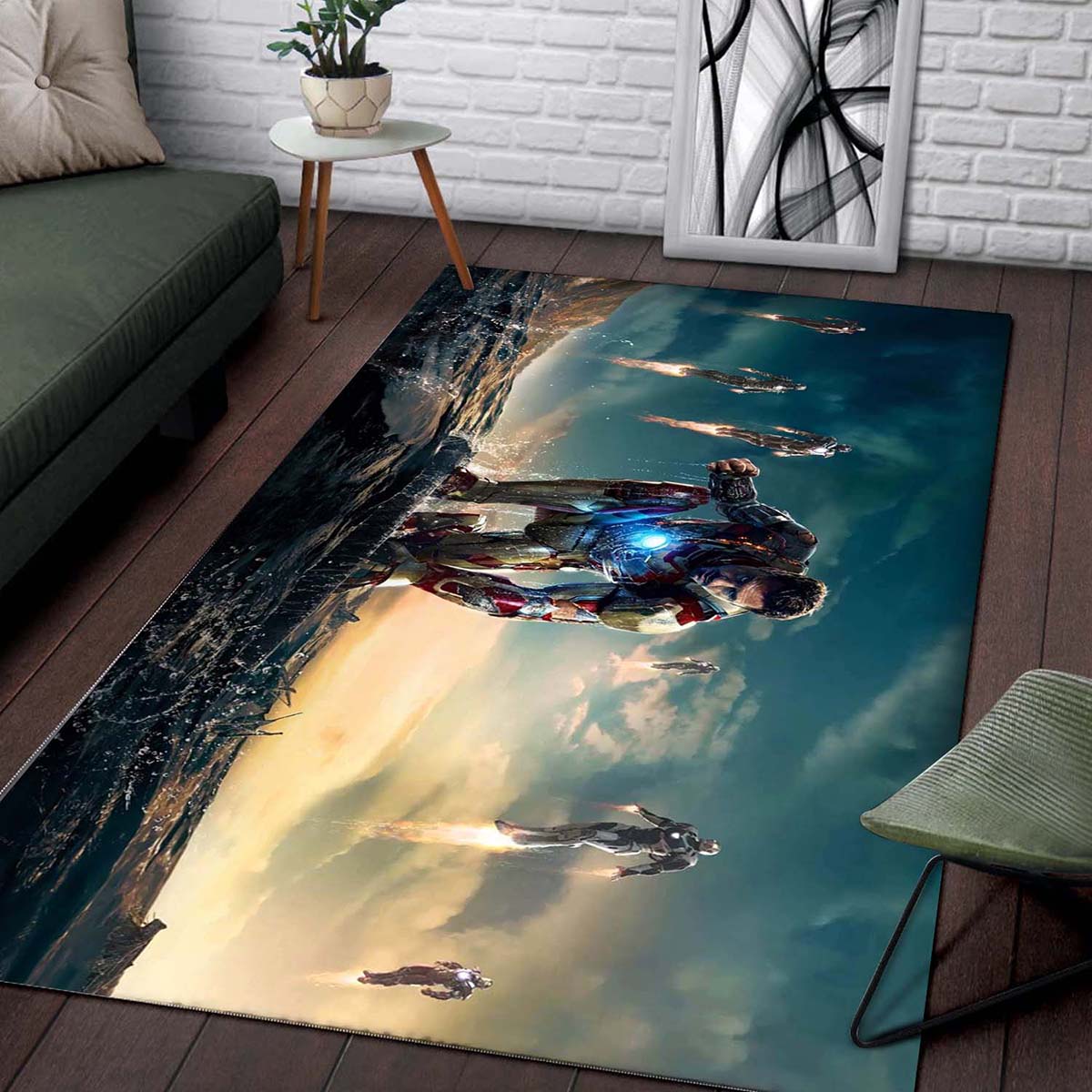 Iron Man Avengers Marvel 2 Teppich – Bild 2
