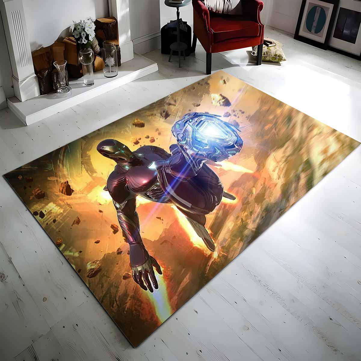 Ironman Avenger Marvel 1007 Teppich