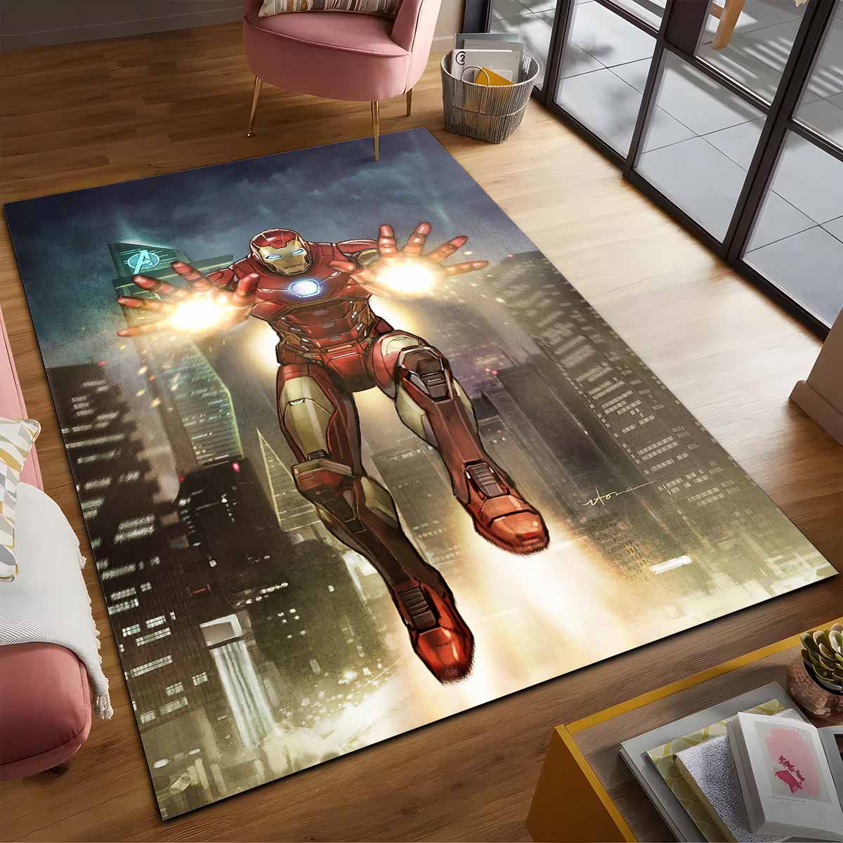 Ironman Avenger Marvel 1008 Teppich – Bild 2