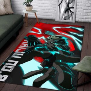 Alternative view of Kaiju No 8 5K Fan Teppich