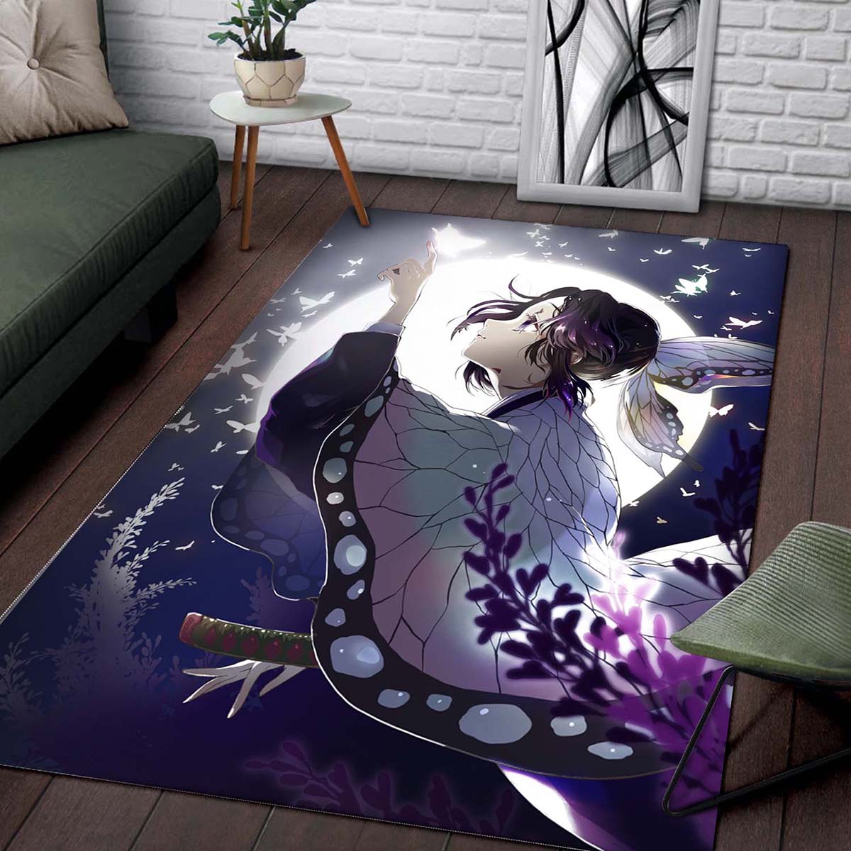 Kochou Shinobu - Kimetsu No Yaiba Teppich – Bild 2