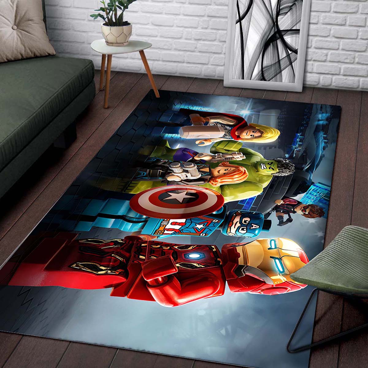 Lego Marvels Superheros Teppich – Bild 2