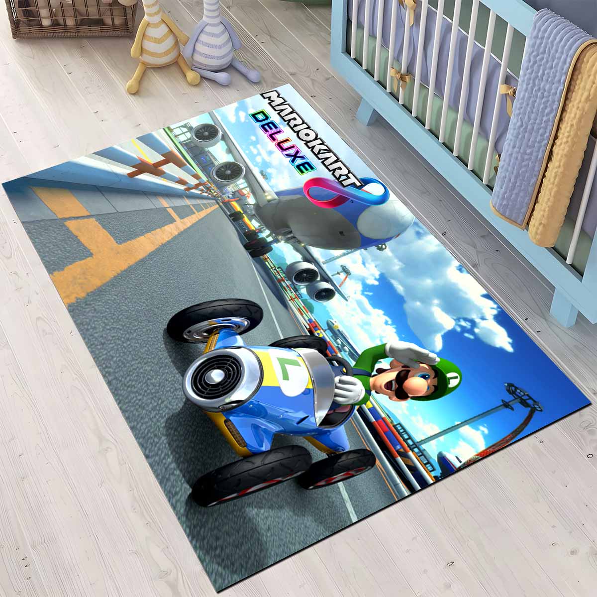 Luigi Super Mario Racing Teppich – Bild 3