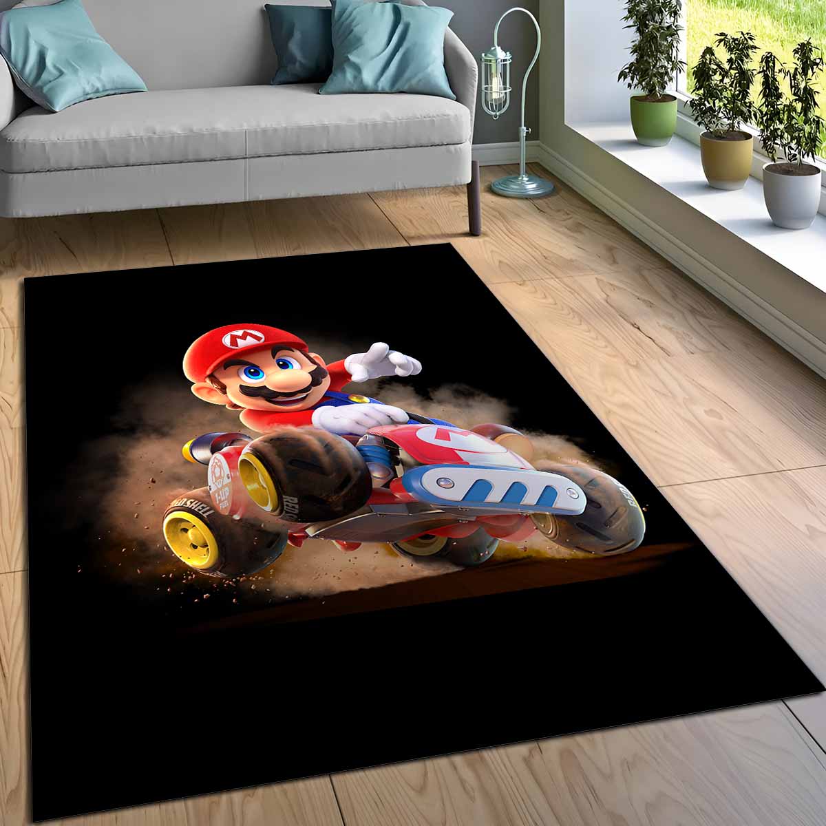 Mario In Mario Kart Welt Teppich (New) – Bild 3