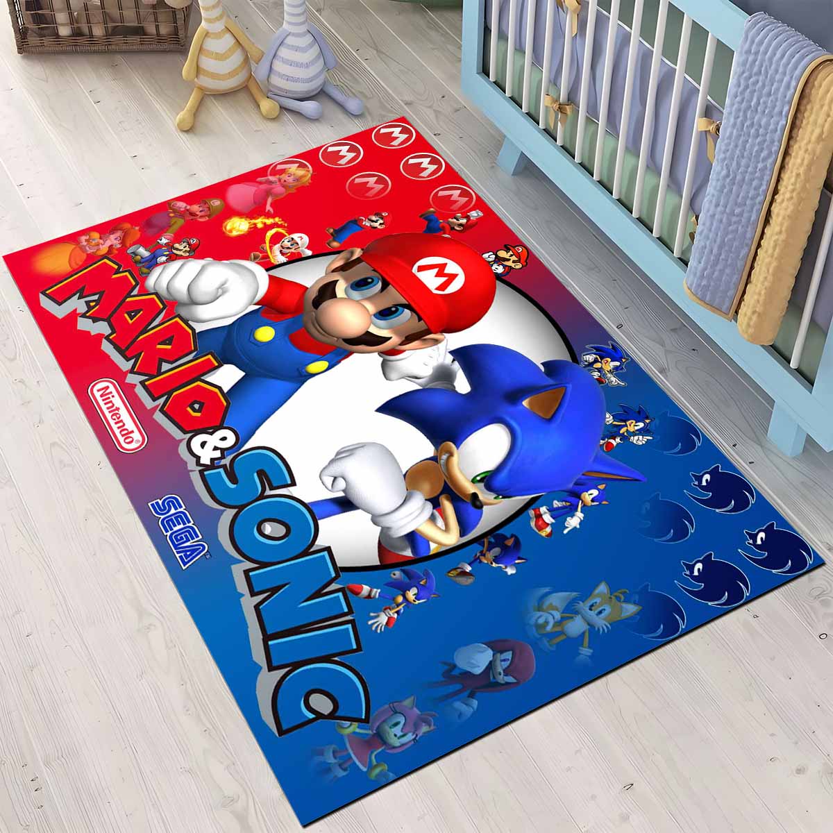 Mario Und Sonic 2 Teppich – Bild 3