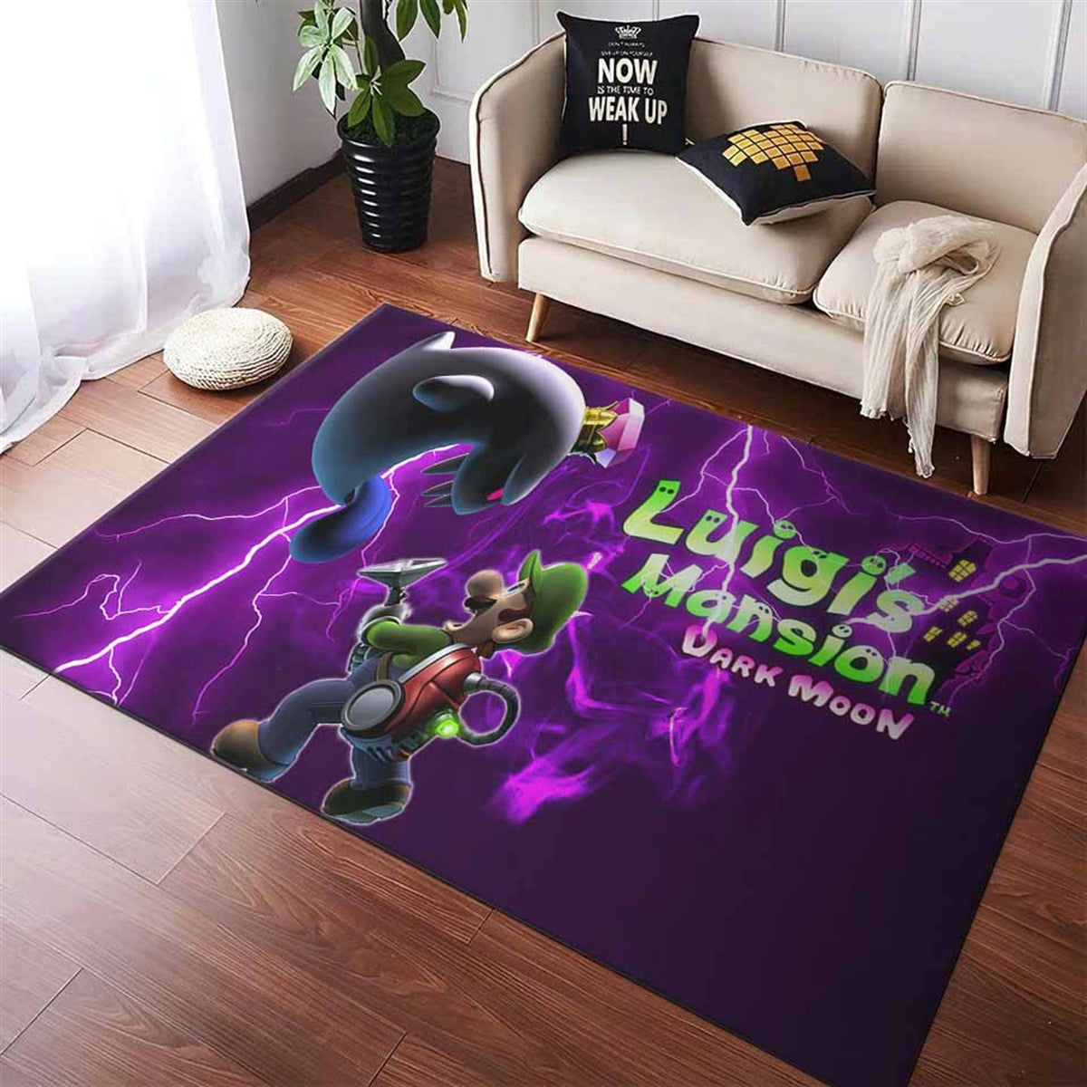 Mario Vs Luigi'S Superstar Saga Nintendo Teppich