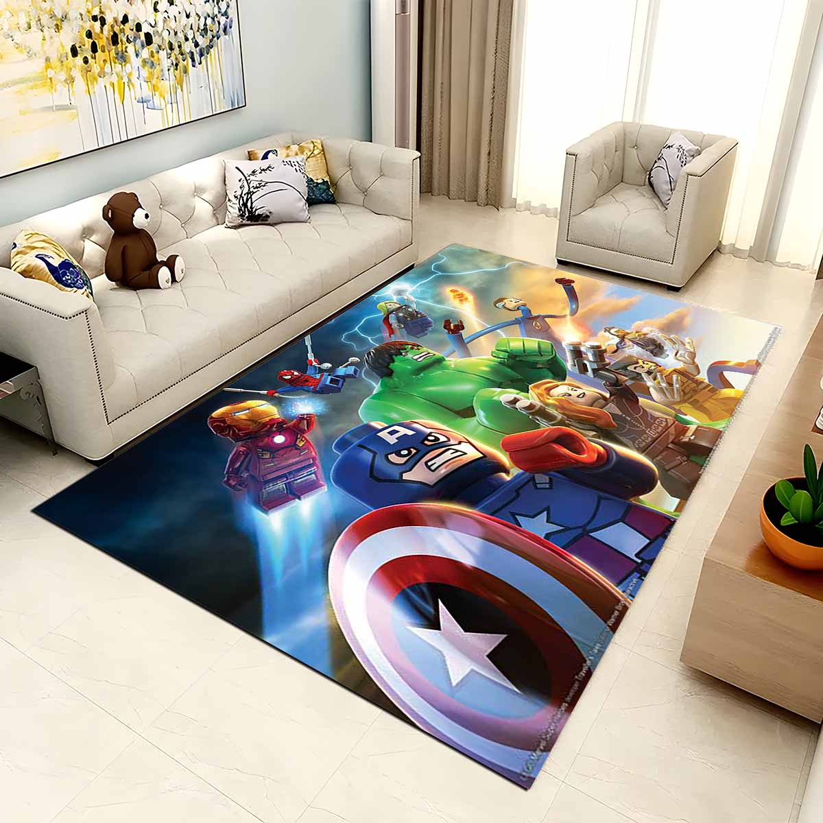 Marvel Avengers Lego 1001 Teppich – Bild 2