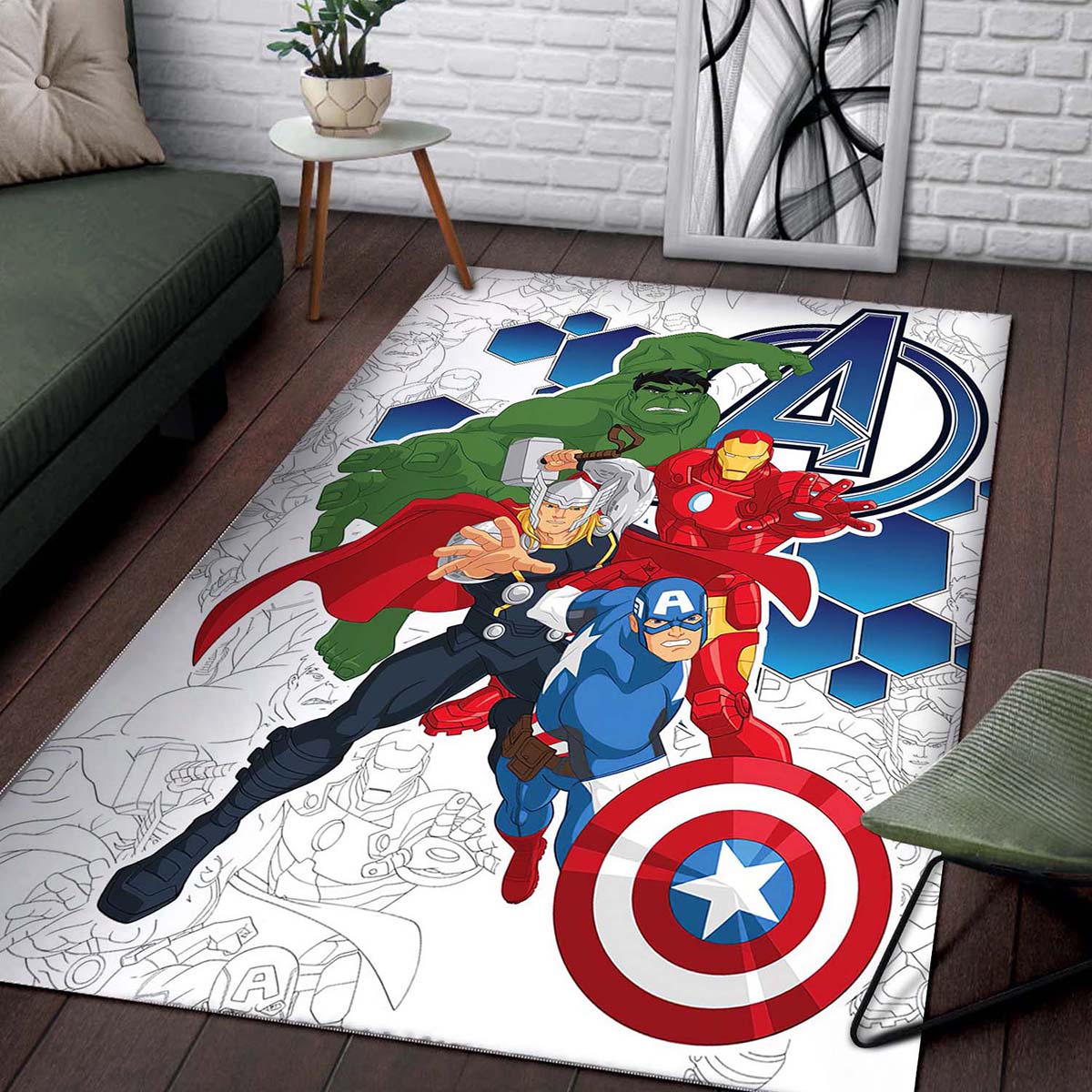 Marvel Avengers Mcl13 Teppich – Bild 2