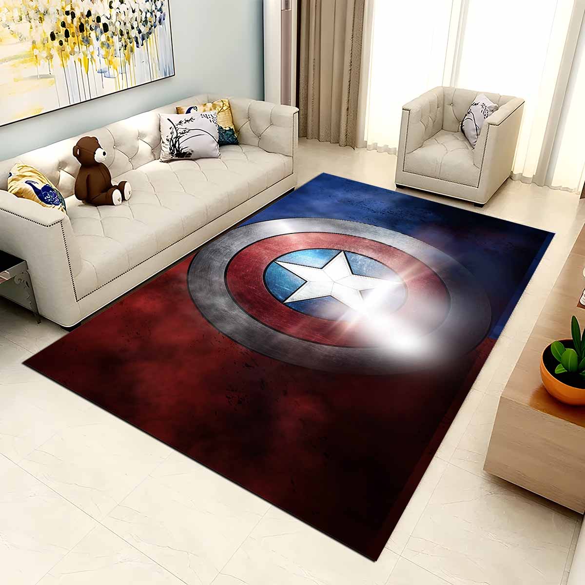 Marvel Legends Captain America Schild 4 Teppich – Bild 2