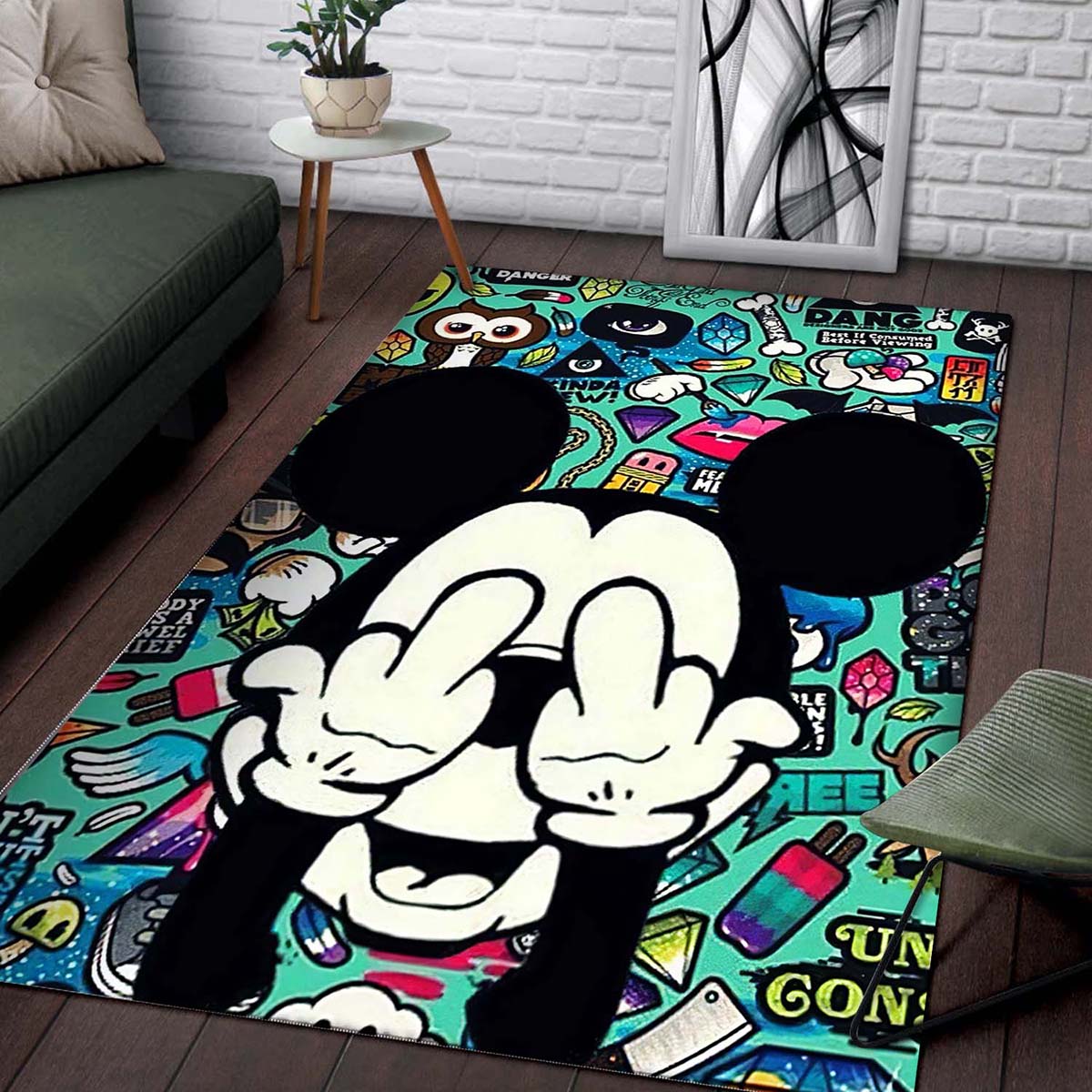 Mickey Mouse Disney Fans Teppich – Bild 2