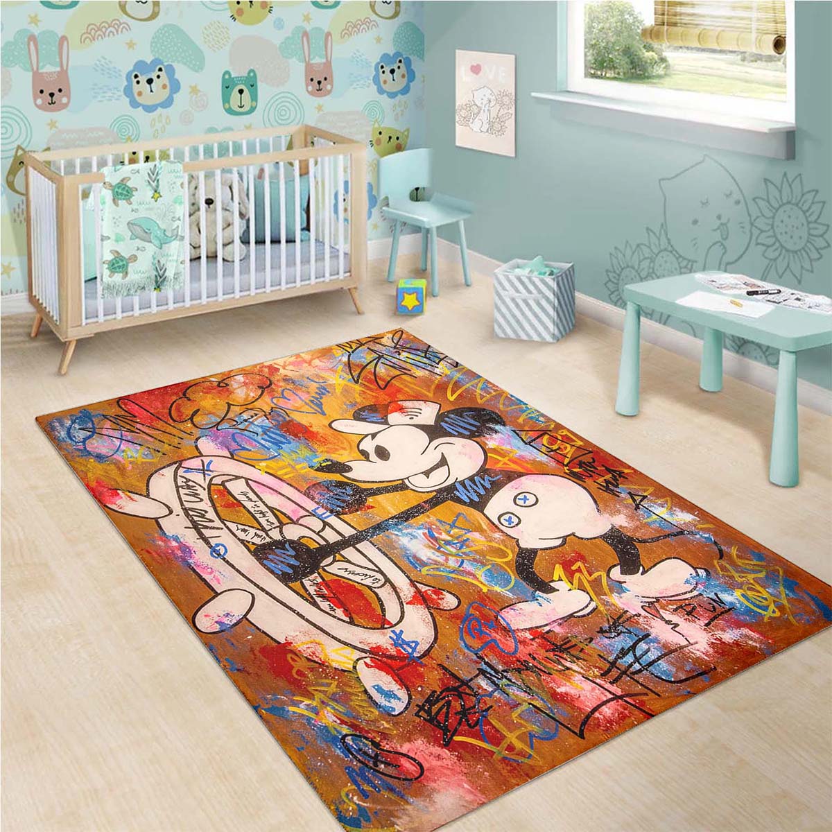 Mickey Mouse Disney Movied261010 Teppich – Bild 3