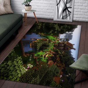 Alternative view of Minecraft Steve Spiel Favorit 8 Teppich