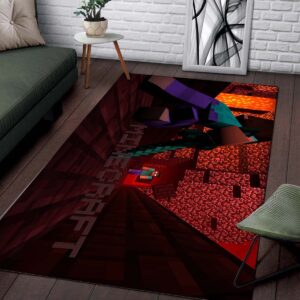 Alternative view of Minecraft Video Game De073 Teppich