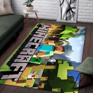 Alternative view of Minecraft Video Game Wohnzimmer Dekor M301012 Teppich
