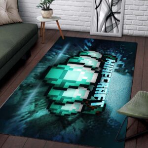 Alternative view of Minecraft Video Game Wohnzimmer Dekor M30104 Teppich