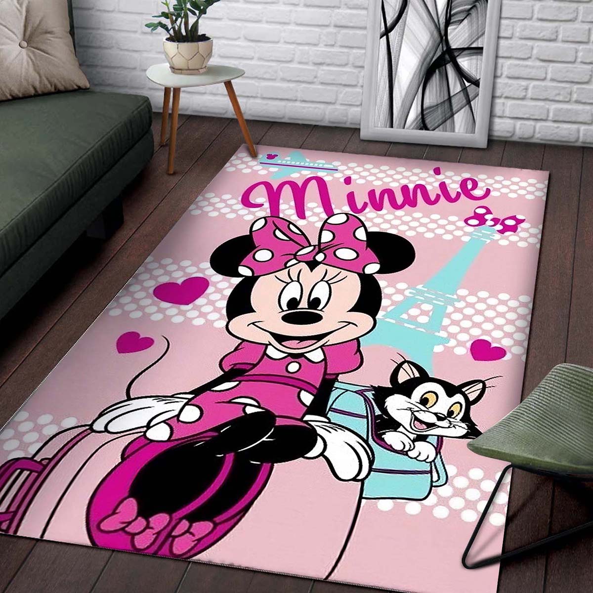 Minnie Mouse Wohnzimmer Dekor Fn121210 Teppich – Bild 2