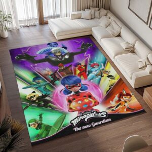 Alternative view of Miraculous Ladybug – Alle Charaktere Teppich - TOK