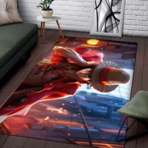 Alternative view of Monkey D Luffy 3 Teppich
