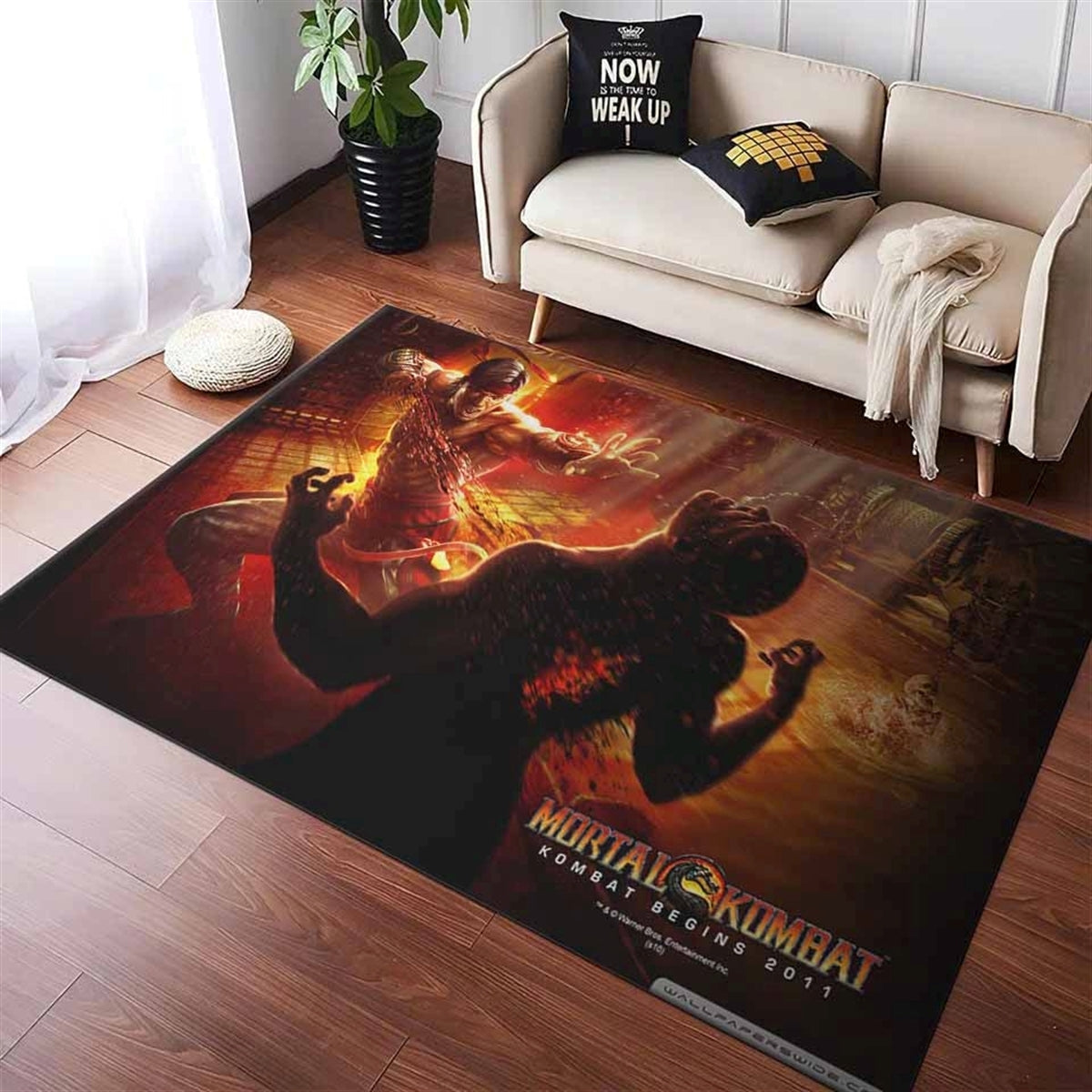 Mortal Kombat 9 Liu Kang 4K Teppich