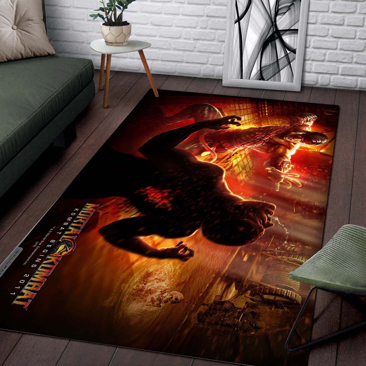 Mortal Kombat 9 Liu Kang 4K Teppich – Bild 2
