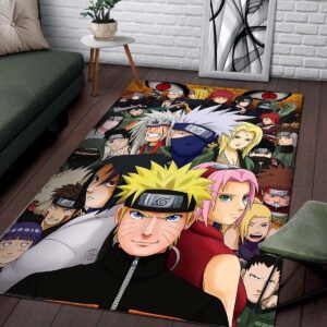 Alternative view of Naruto Tous Les Personnages Teppich