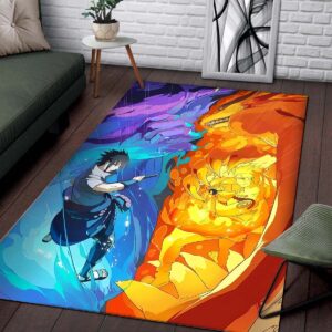 Alternative view of Naruto Vs Sasuke 1 Teppich