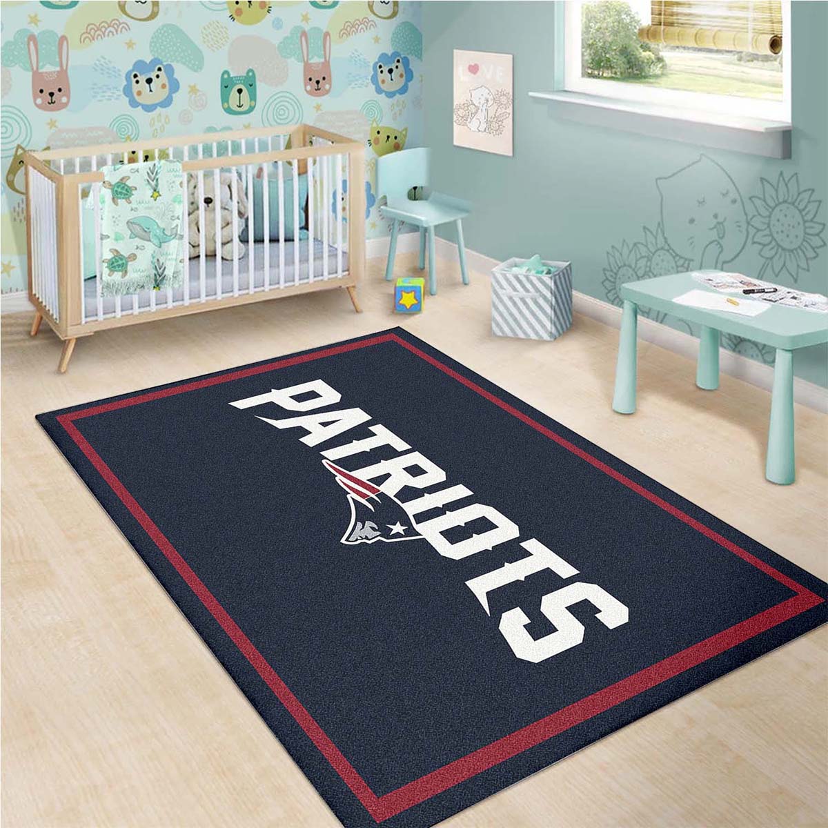 New England Patriots Team Spirit Teppich – Bild 3