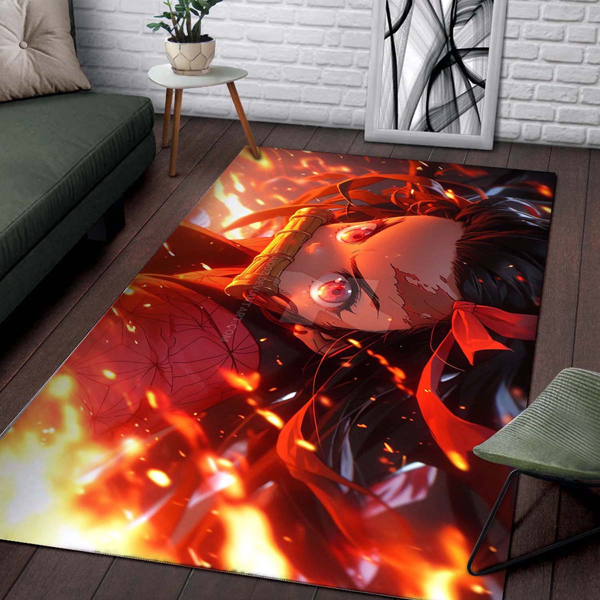 Nezuko Kamado - Kimetsu No Yaiba Teppich – Bild 2