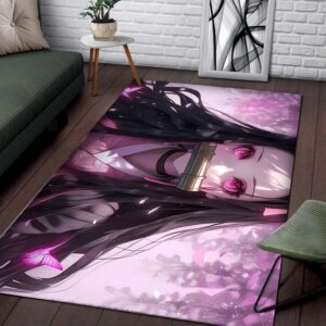 Alternative view of Nezuko Kamado Pink Teppich