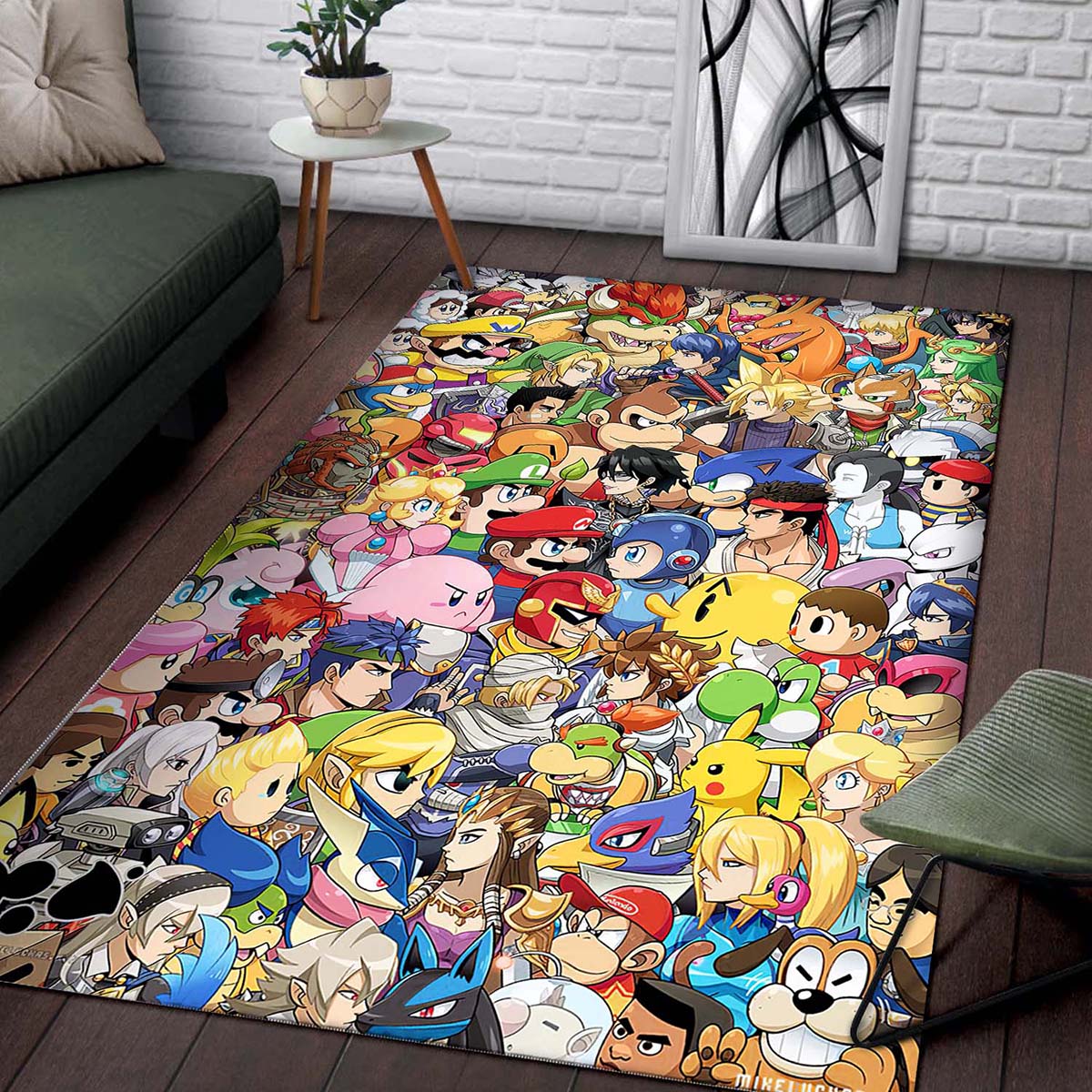 Nintendo Character Game 2 Teppich – Bild 2