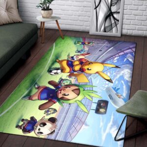 Alternative view of Pokemon Football Teppich