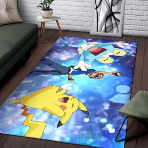 Alternative view of Pokemon sacha pikachu3 Teppich