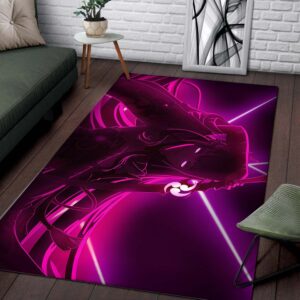 Alternative view of Raiden Shogun Neon Teppich