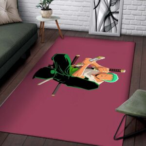 Alternative view of Roronoa Zoro One 1 Teppich