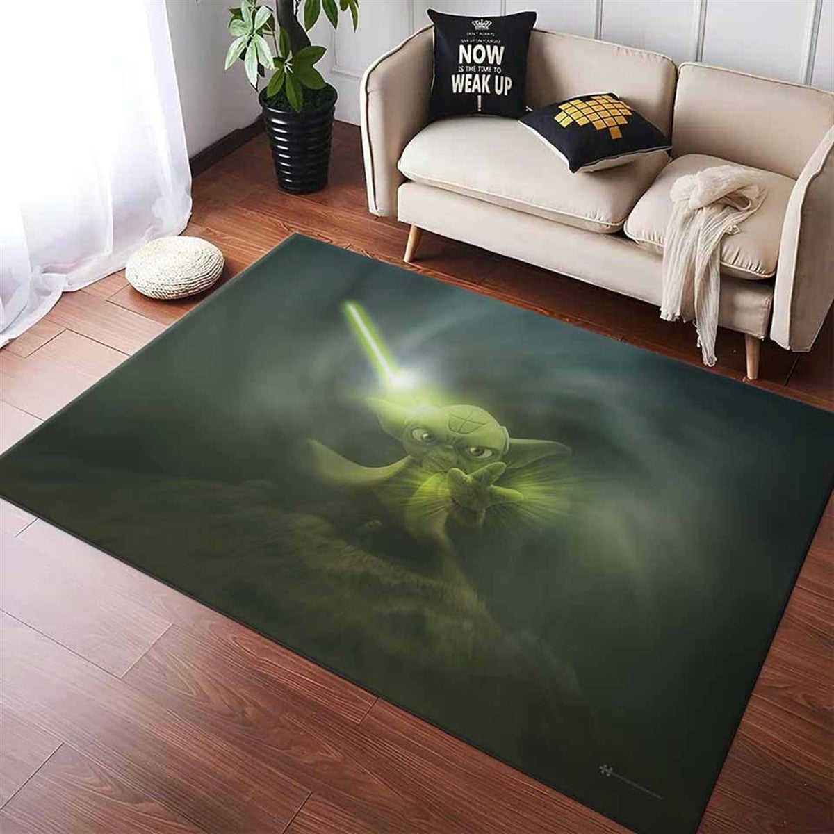 Sabre Laser Star Wars Yoda Teppich