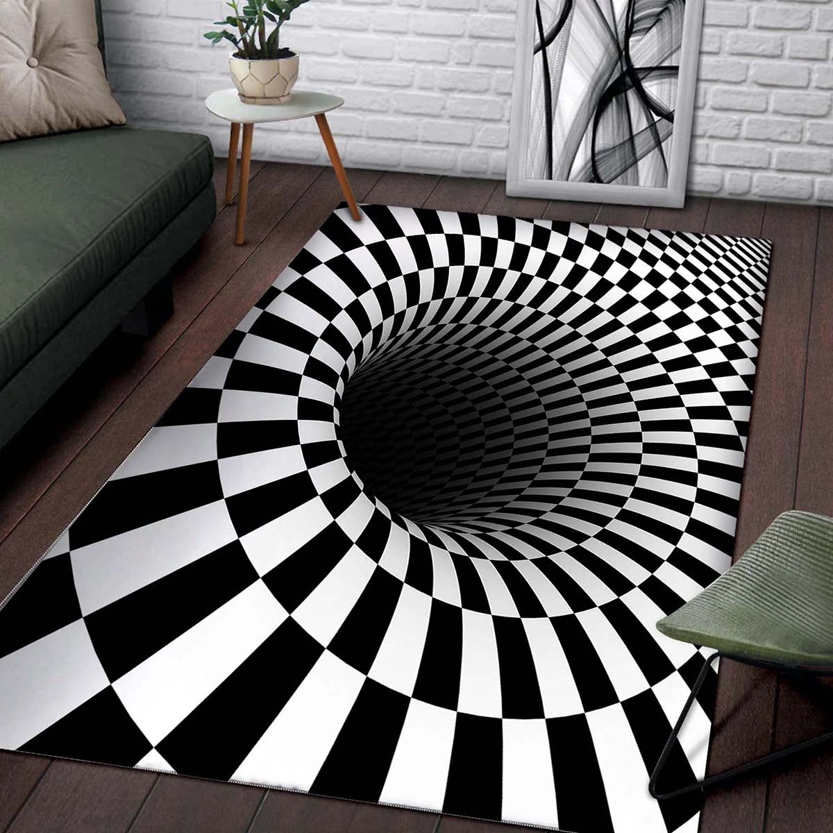 Schwarzes Loch 3d Teppich – Bild 2