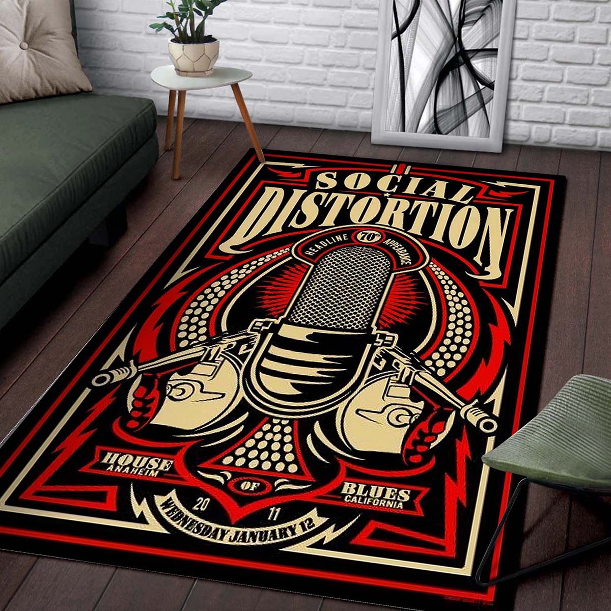 Social Distortion Band Teppich – Bild 2