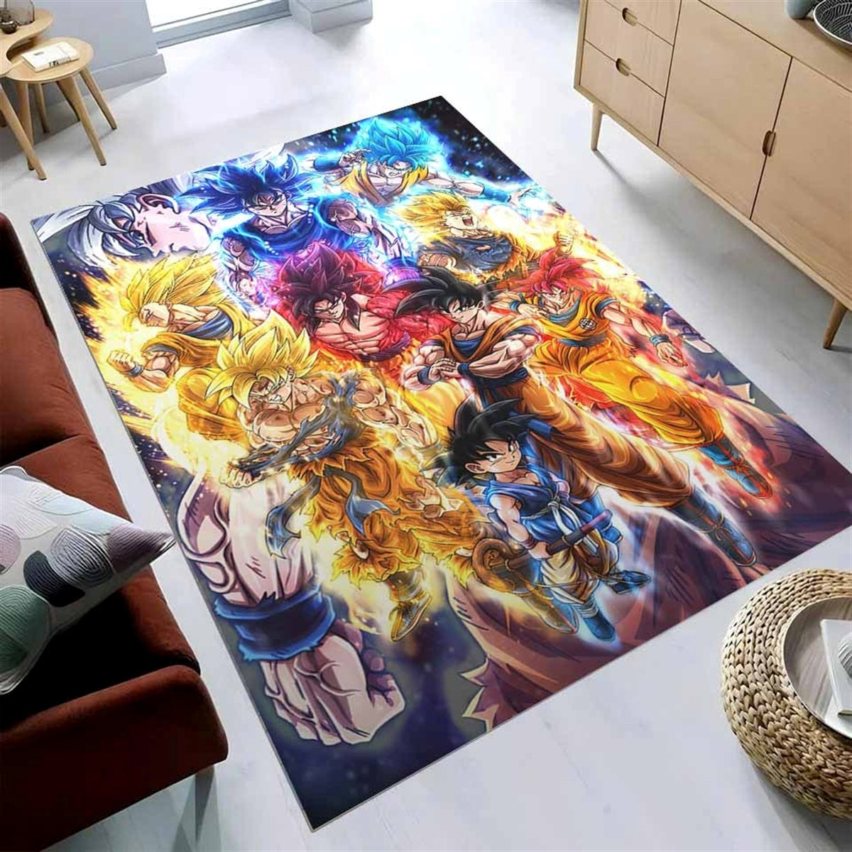 Son Goku Super Saiyan Dragon Ball Z Teppich
