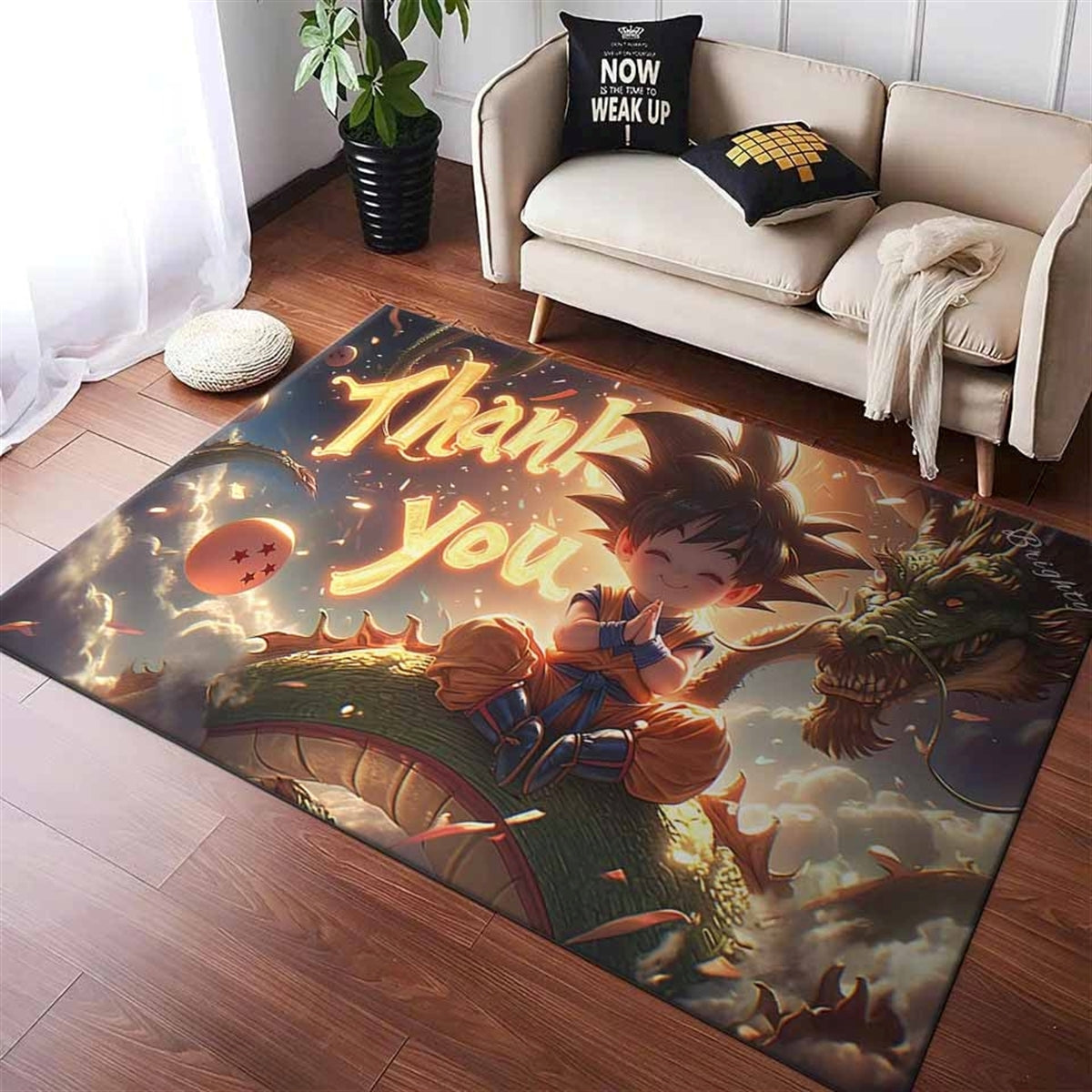 Son Goku Thank You Teppich