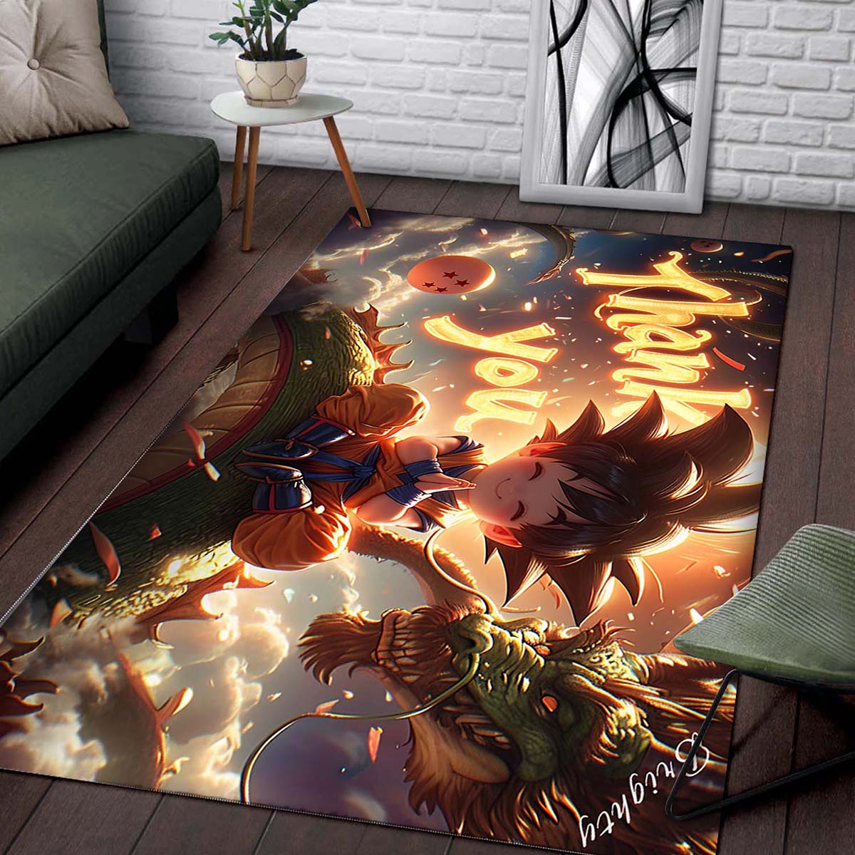 Son Goku Thank You Teppich – Bild 2