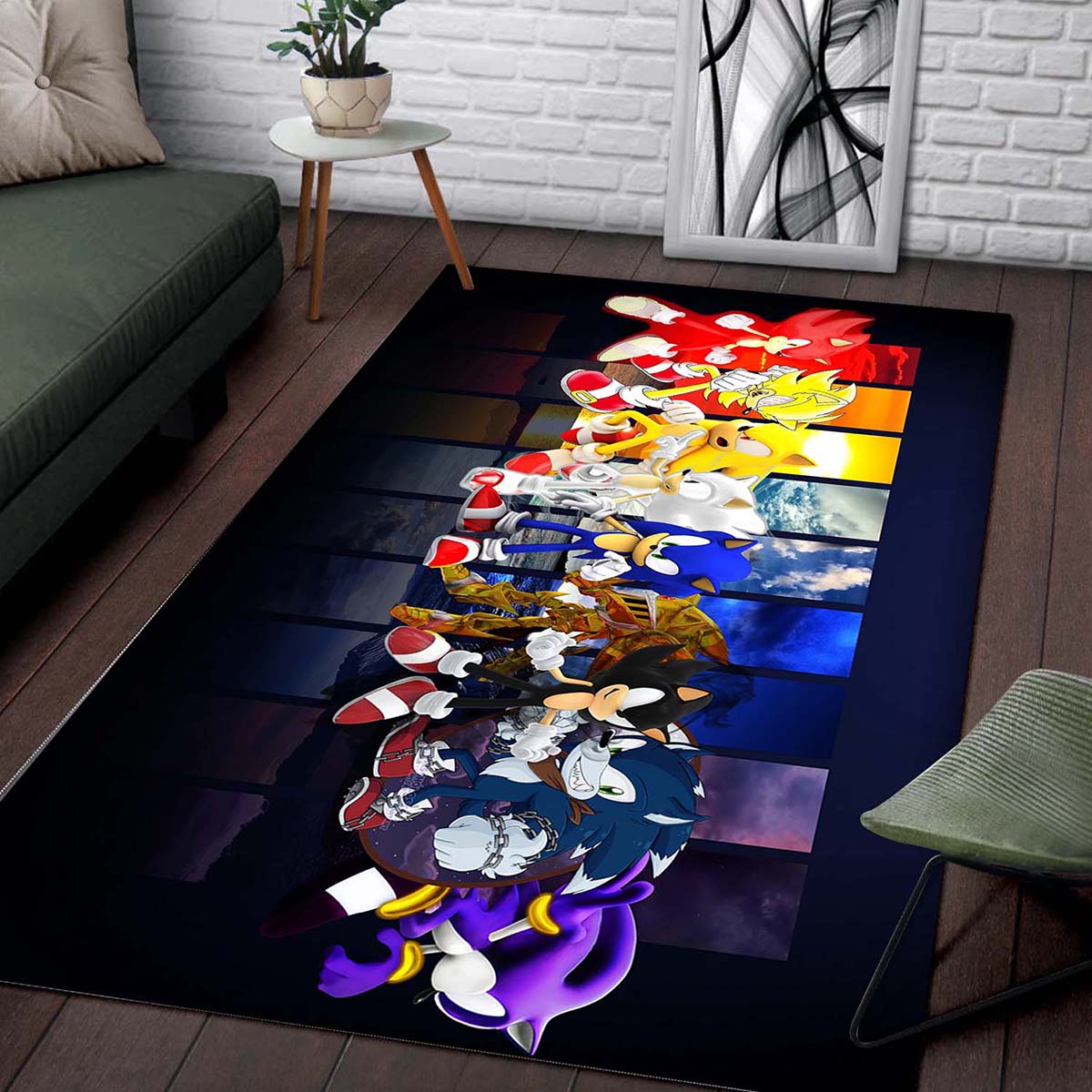 Sonic The Hedgehog Dekor Teppich – Bild 2