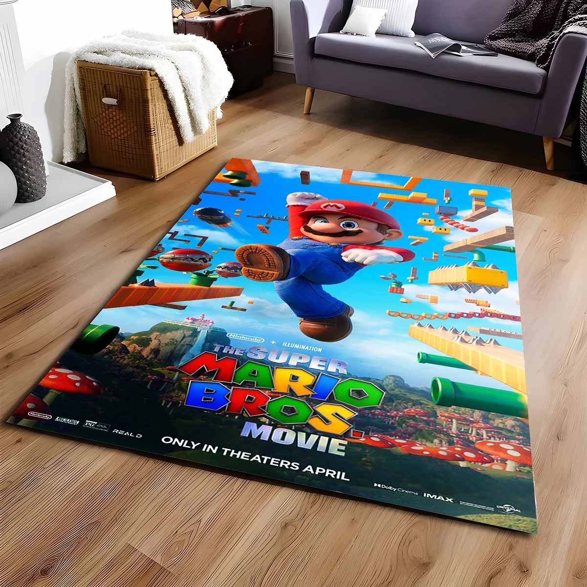 Super Mario 01 Teppich