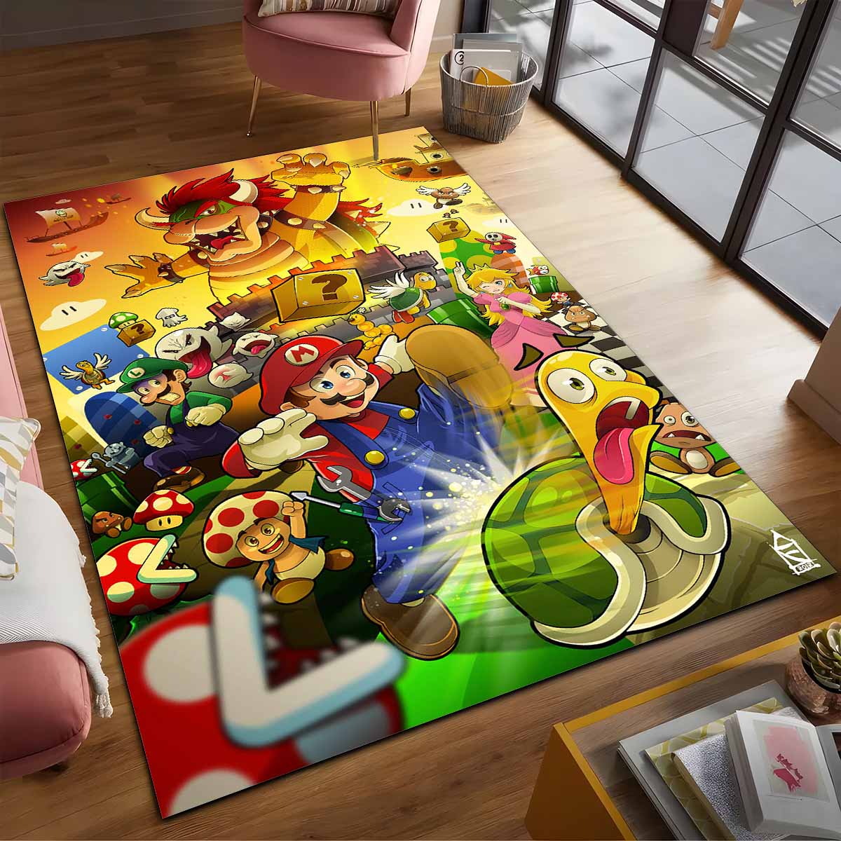 Super Mario Charaktere 13 Teppich – Bild 2