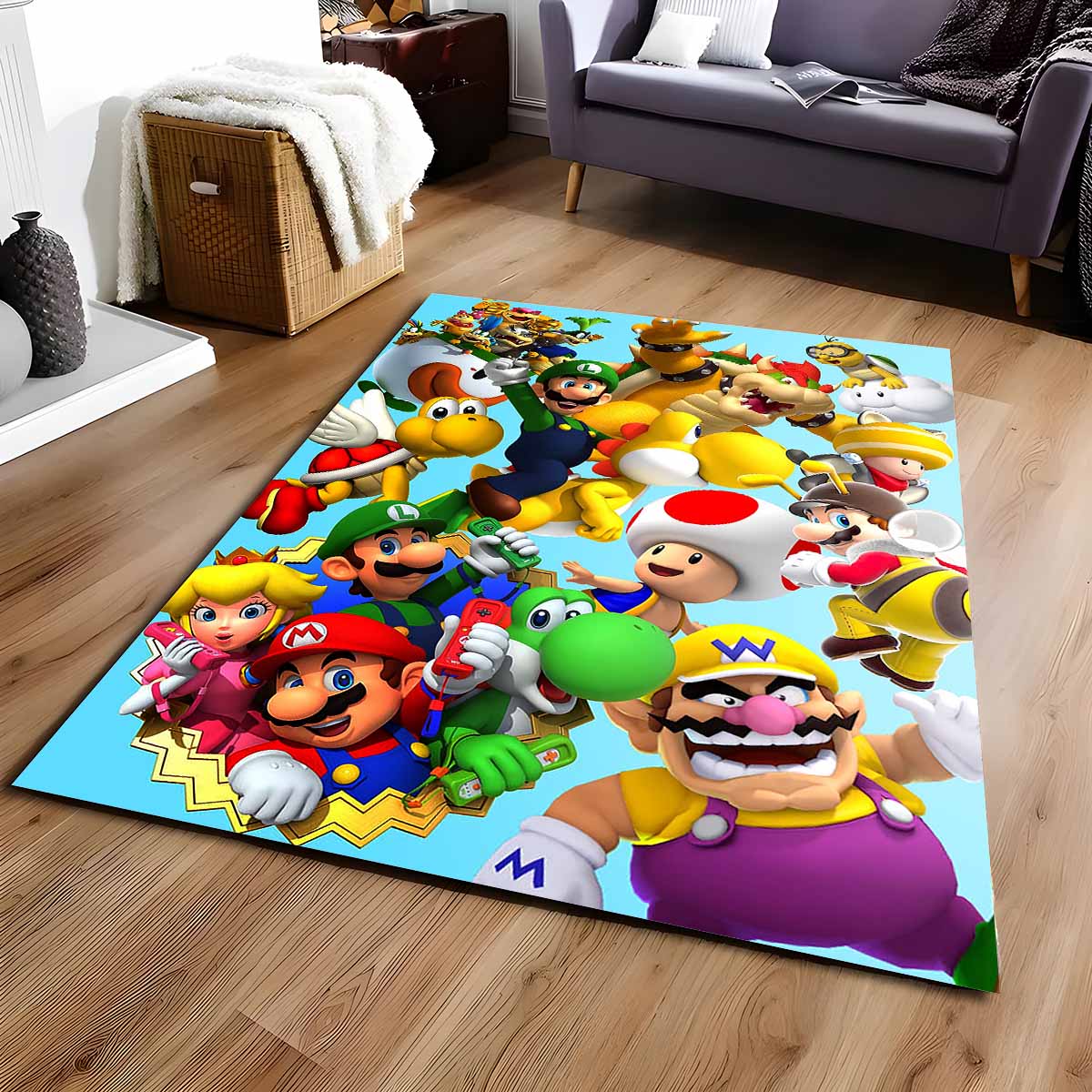 Super Mario Charaktere 27 Teppich