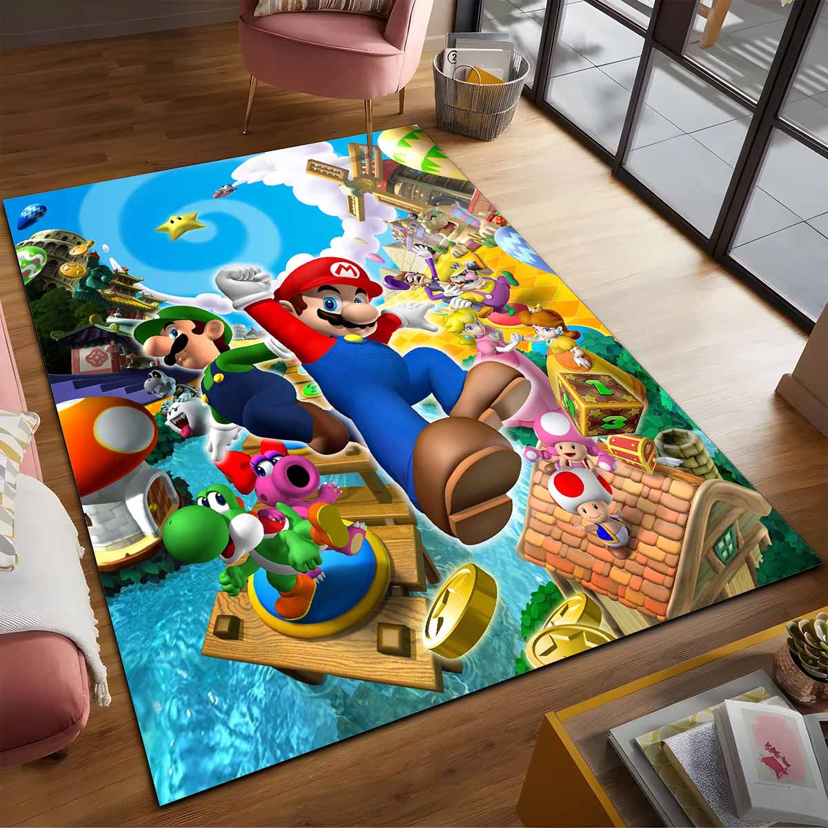 Super Mario Charaktere 4 Teppich – Bild 2