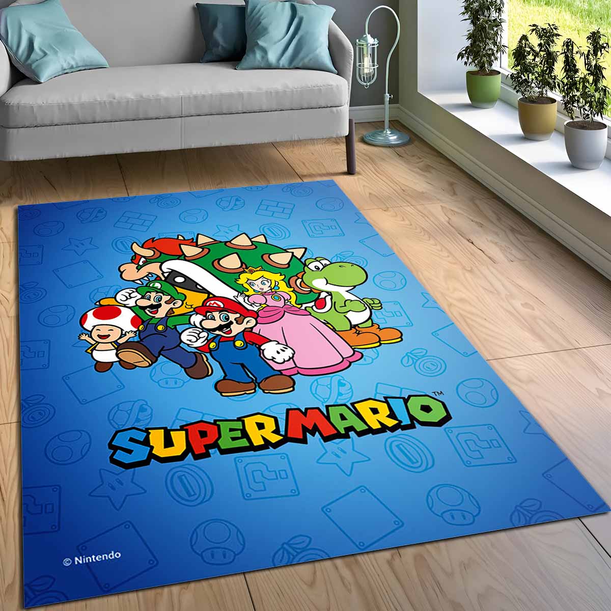 Super Mario Charaktere 40 Teppich – Bild 3