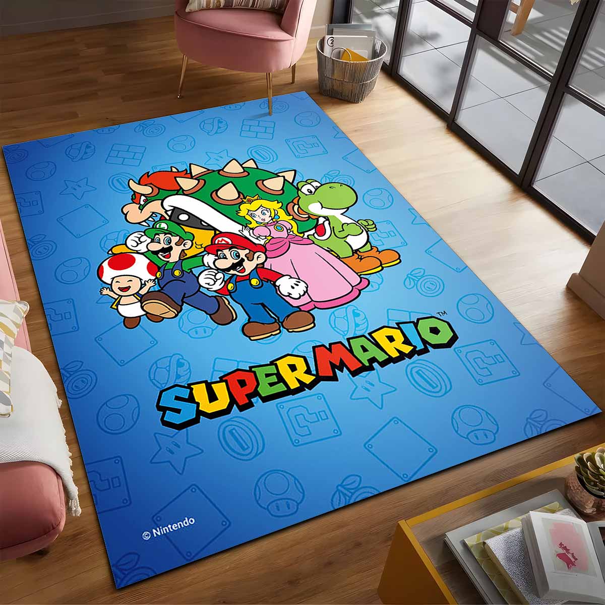 Super Mario Charaktere 40 Teppich – Bild 2